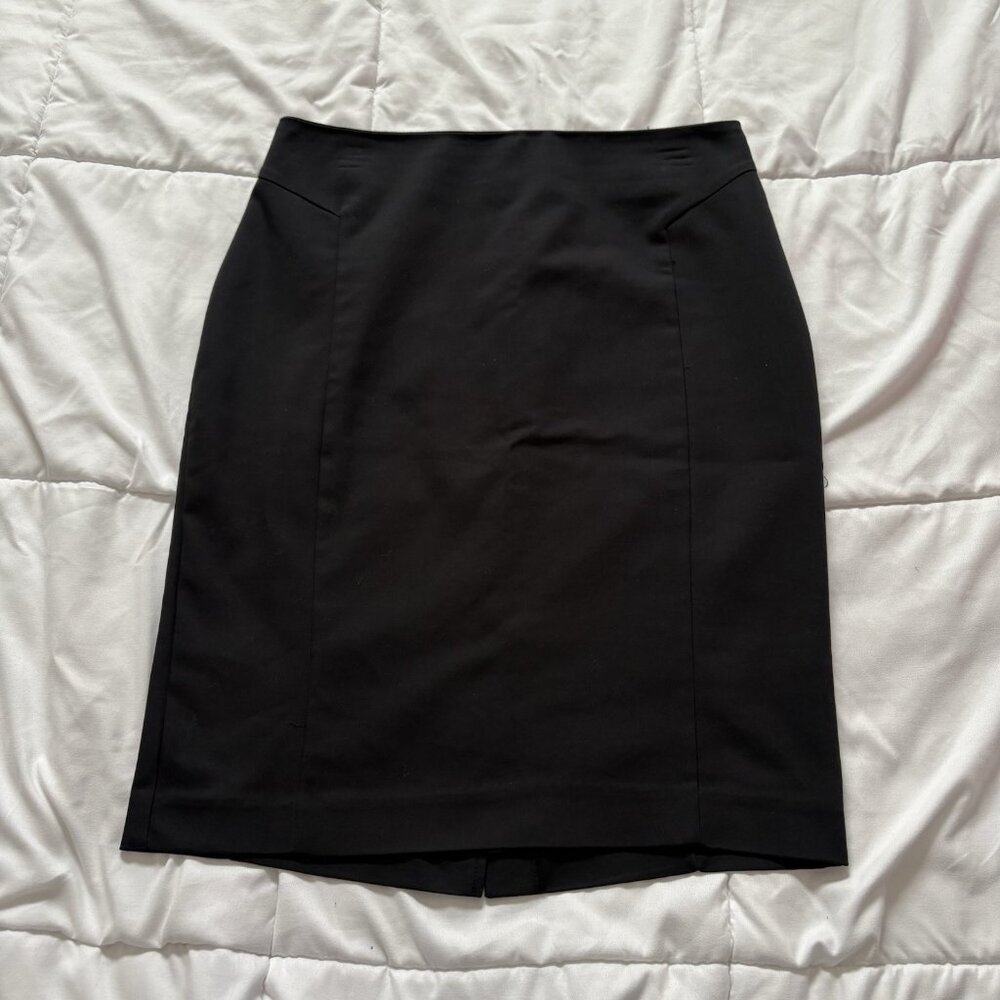 Apt. 9 Womens 10 Preppy Torie Black‎ Academia Midi Skirt College Business Office